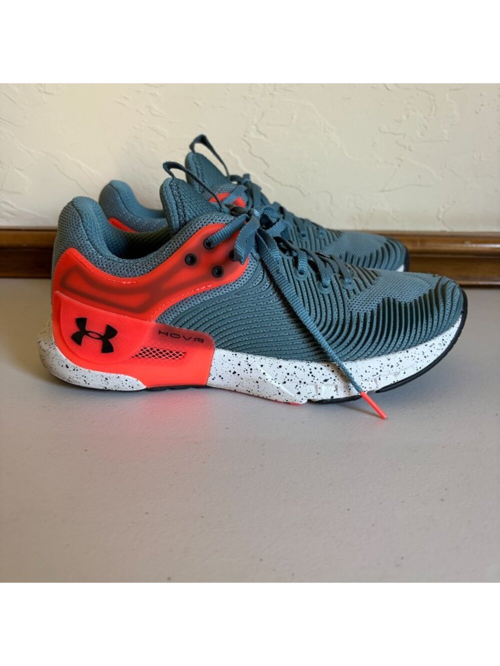 Under Armour HOVR Apex 2 Training Shoe Lichen Blue Halo Gray US 8